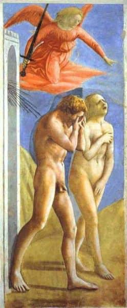 Masaccio's "Expulsion from the Garden of Eden", post-restoration
