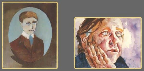 Barrett (Barrie) Reid: (1) by Sidney Nolan, 1947, Queensland Art Gallery; (2) by Albert Tucker, 1983, private collection