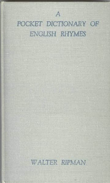 Ripman's Dictionary of English Rhymes