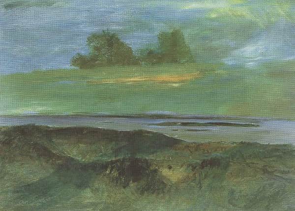 Sidney Nolan, "Platypus Bay", Oct 47, Queensland Art Gallery