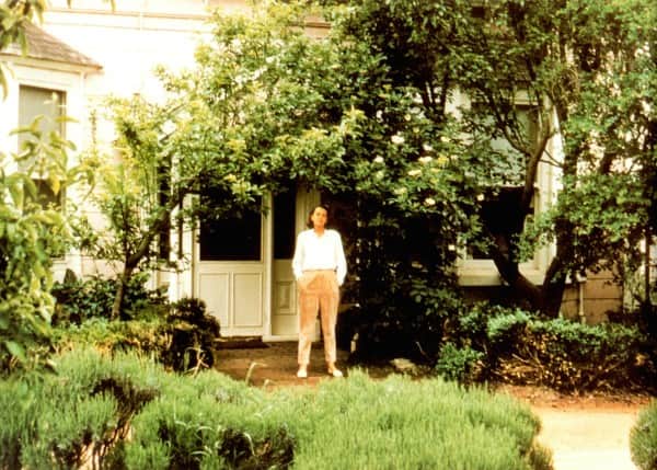 Sunday Reed by the front door of Heide. Mid-1940s. Photo by Albert Tucker