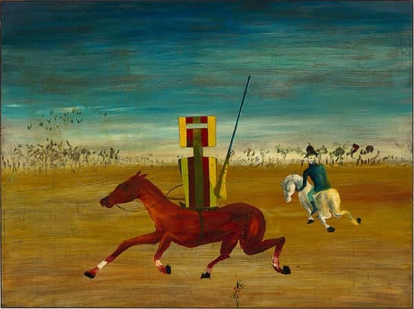 "The chase", September-October 1946, Sidney Nolan, NGA collection.