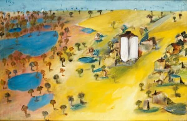 "Wimmera (from Mt Arapiles)", 1943, Sidney Nolan, NGV collection.