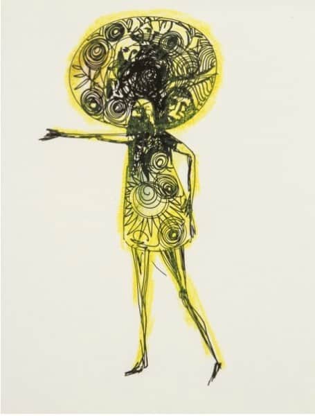 Sidney Nolan, cover design for "Verve", 1956