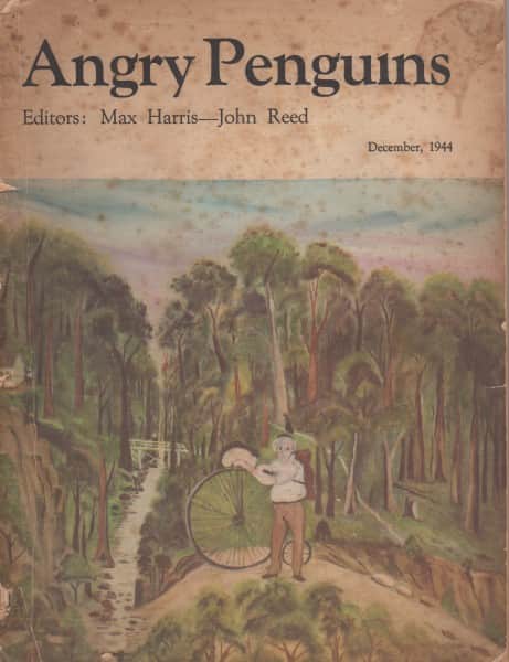 "Angry Penguins" No. 7, December 1944, with cover painting "by H.D. an Unknown Australian Primitive"