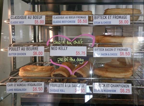 Ned Kelly pie of the day, Montreal, 2015