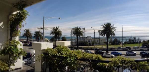 St Kilda Pier as seen from the verandah of Marli Place