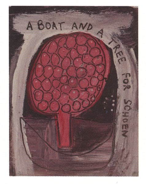 Sidney Nolan, "A Boat and a Tree for Schoen", c. 1941