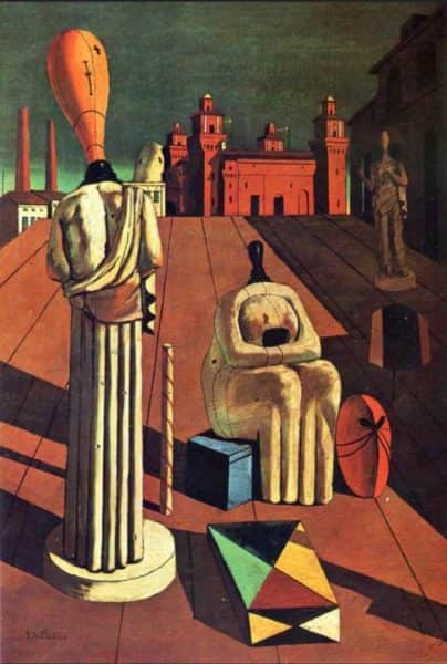 Giorgio de Chirico, "The Disquieting Muses", 1918
