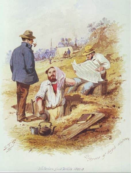 S. T. Gill, "Diggers of high degree: Victorian Gold Fields 1852-3"