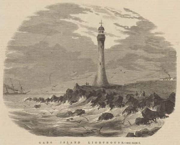 Samuel Calvert, "Gabo Island Lighthouse", 1862